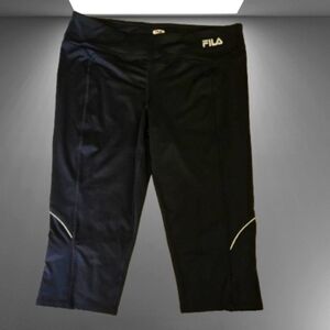 Fila Black Athletic Capris